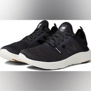 New Balance Black Mesh Sneakers with White Sole Mens US 10
